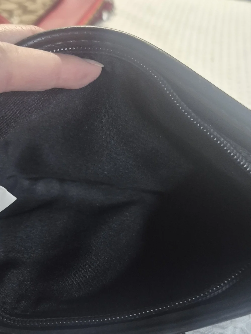 Liz Claiborne Black Make Up Pouch Bag.